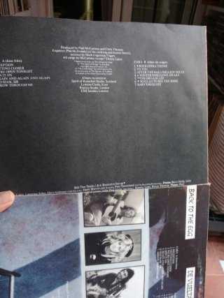 Wings Back to the Egg LP Vinilo