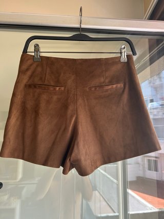 Falda pantalón Mango marrón