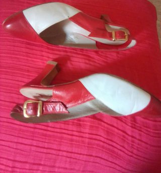 ZAPATOS PIEL ROJOS MUJER