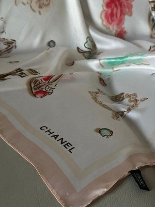 Foulard Chanel Seta Donna Originale