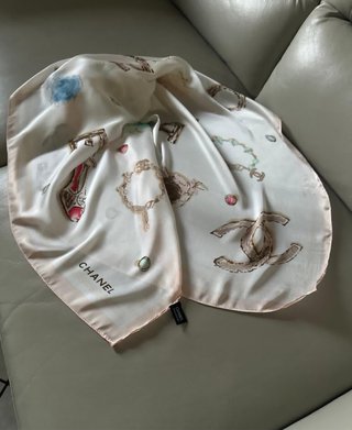 Foulard Chanel Seta Donna Originale