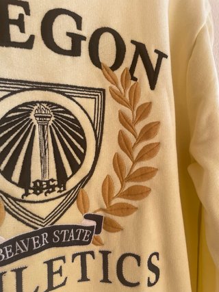Sudadera Oregon Athletics Amarilla