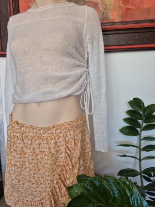 Conjunto falda Ibiza y jersey Pull&Bear