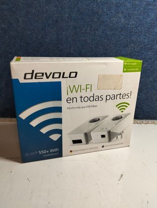 Devolo dLAN 550 Powerline 2 Adaptadores 300 Mbit/s Blanco