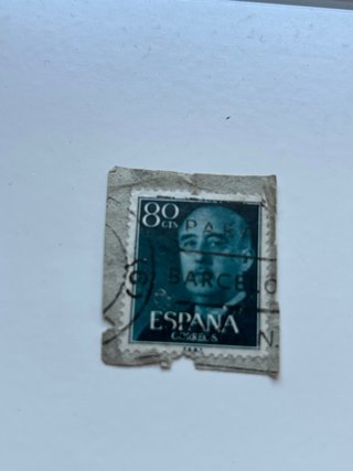 Sello España 80 Cts. Franco
