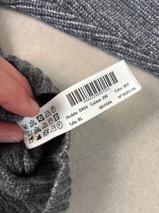 Jersey Massimo Dutti gris oscuro