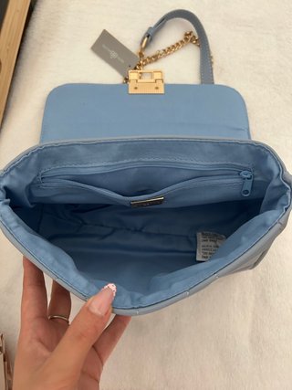 Bolso azul y dorado Bijou Brigitte