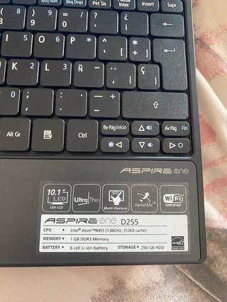 Acer Aspire One Portátil Pequeño