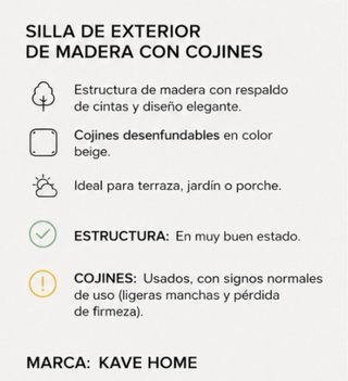 Set de exterior Kave Home – Modelo Malaret
