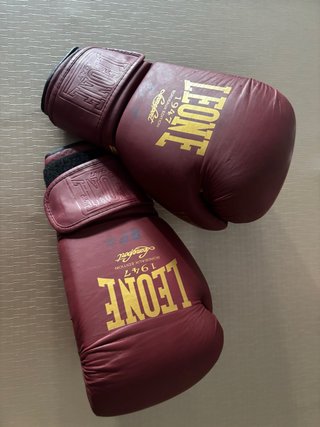 Guantes de boxeo Leone 1947 Burdeos
