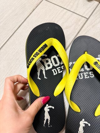 Infradito Boxeur Des Rues Nere e Gialle Tg 35
