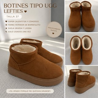 Botines Lefties Talla 37 Marrones