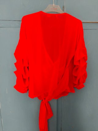 Blusa NA-KD Roja Talla M