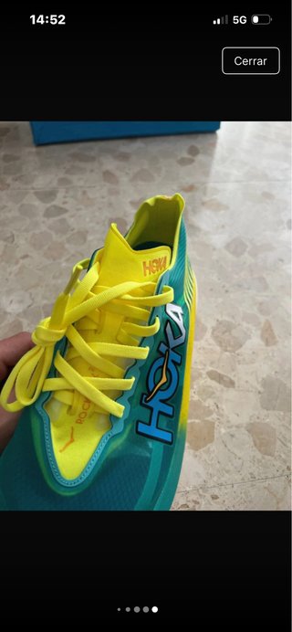 Zapatillas Hoka Verde y Amarillo