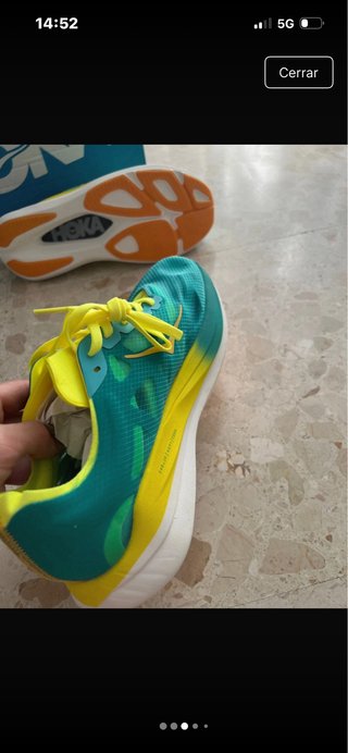 Zapatillas Hoka Verde y Amarillo