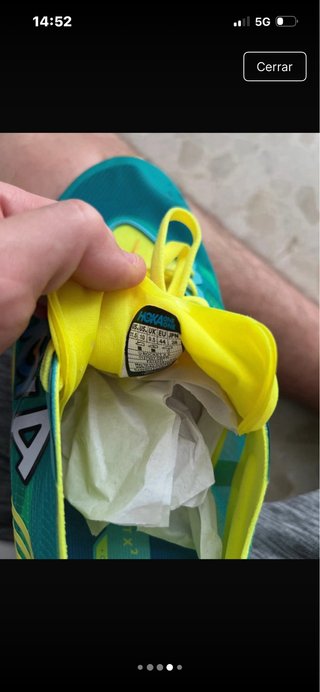 Zapatillas Hoka Verde y Amarillo