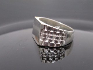 Anillo Plata Ley 925 Estilo Reloj Clásico