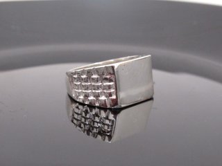 Anillo Plata Ley 925 Estilo Reloj Clásico