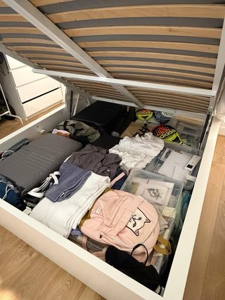 Cama Canapé Ikea MALM Blanca 160