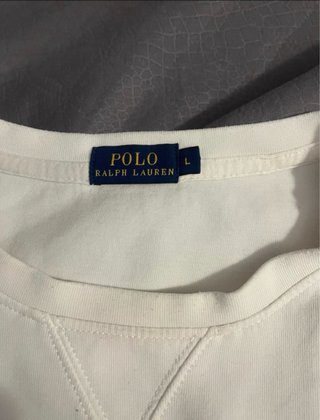 Felpa Polo Ralph Lauren L Uomo Bianca