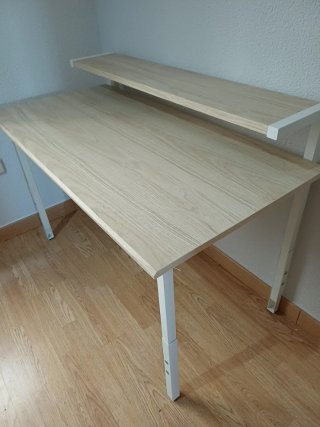 Escritorio Gaming Ikea Madera y Metal