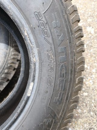 Neumáticos 4x4 265/70/16