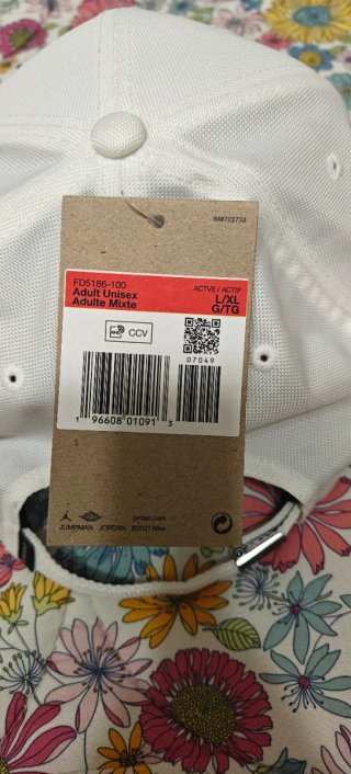 Gorra Jordan Blanca sin estrenar