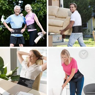 FREETOO faja lumbar soporte transpirable ajustable