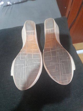 Sandalias Bella Comoda Talla 41 Doradas