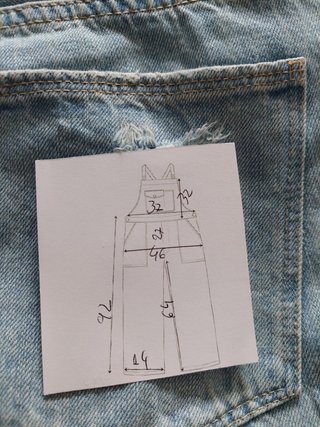 Jardineiras H&M Azuis Tamanho 34