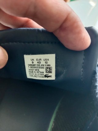 Zapatillas Lacoste Hombre Talla 43 Azul