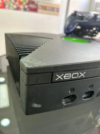 Xbox Clásica Negra + Mando + Juego PGR2