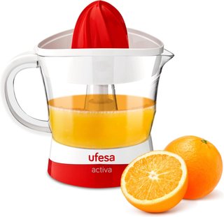 Ufesa exprimidor eléctrico brazo acero inoxidable