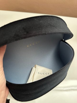 Funda Gafas Terciopelo Negro Gucci