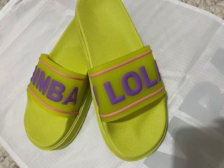 Bimba y Lola Sandalias Verde y Rosa