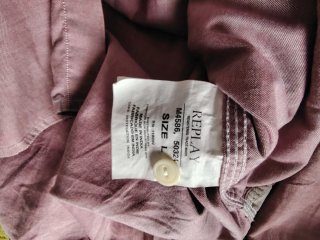 Camisa Replay Talla L Rosa