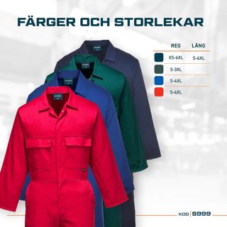 Portwest ropa de trabajo cómoda roja