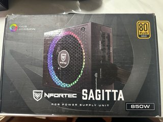 Fuente Alimentación Nfortec Sagitta 850W RGB