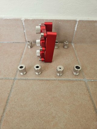 Maschera per tasselli trapano falegnameria