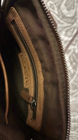Bandolera Pikolinos Piel Marrón Ajustable