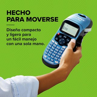 - DYMO etiquetadora portátil con teclado LCD