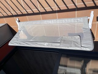 Barrera Cama Lionelo Hanna 150x65cm Gris