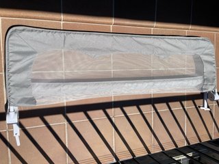Barrera Cama Lionelo Hanna 150x65cm Gris