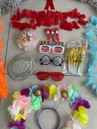Set Oggettistica Festa Multicolore Argento