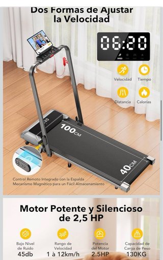 Cinta de Correr Plegable Toputure (Como Nueva)