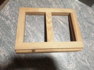 Soporte lectura madera natural plegable
