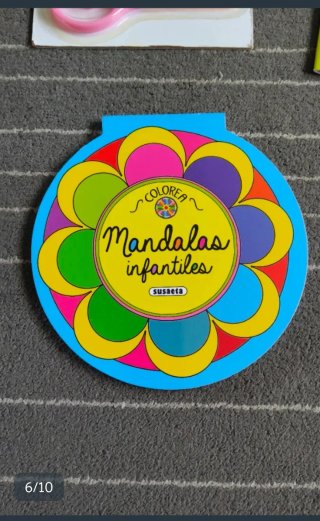 Lote infantil: rotuladores, mandalas, libros, DVD