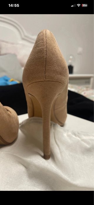Zapatos de tacón Mango beige