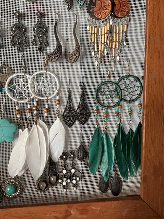 Lote de pendientes plata y turquesa