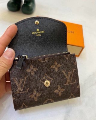 Monedero Louis Vuitton Marrón y Dorado